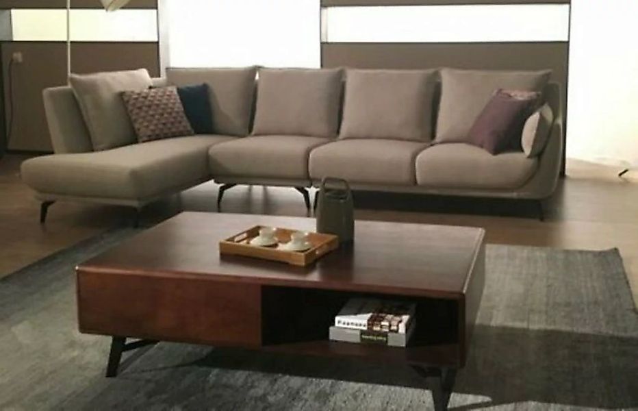 JVmoebel Ecksofa, Eck Sofa Couch Polster Eck Garnitur Textil Couchen Sofas günstig online kaufen