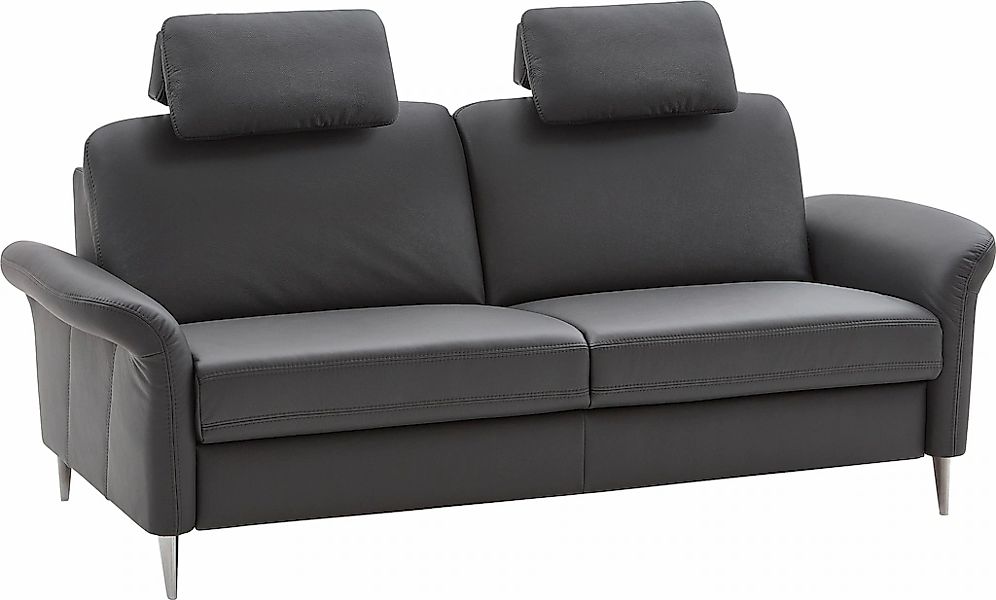 Die PlanBar 3-Sitzer "PN-EM23187, mit Kopfstützen" aus Echtleder, mit Feder günstig online kaufen