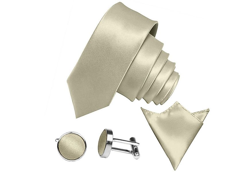 GASSANI Krawatte Satin Hochzeitskrawatte, Herren-Krawatte Hochzeit Schlips günstig online kaufen