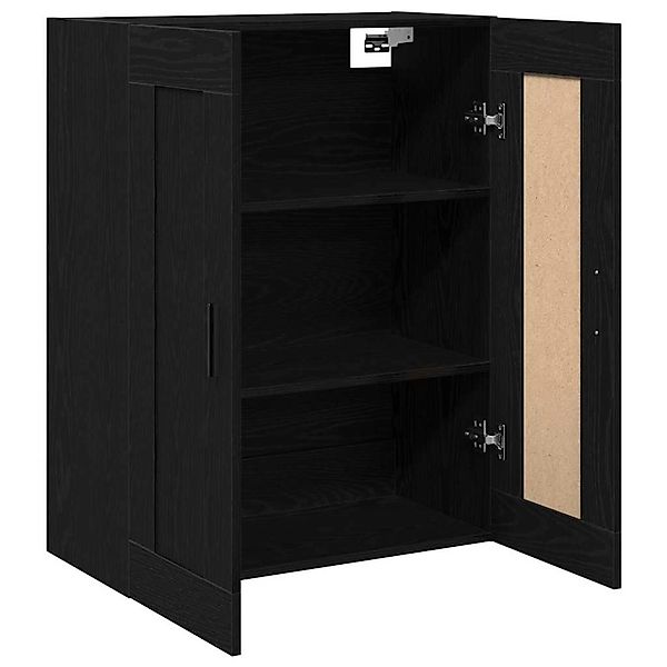 vidaXL Wandmontierter Schrank Schwarze Eiche 69,5 x 34 x 90 cm 862951 günstig online kaufen