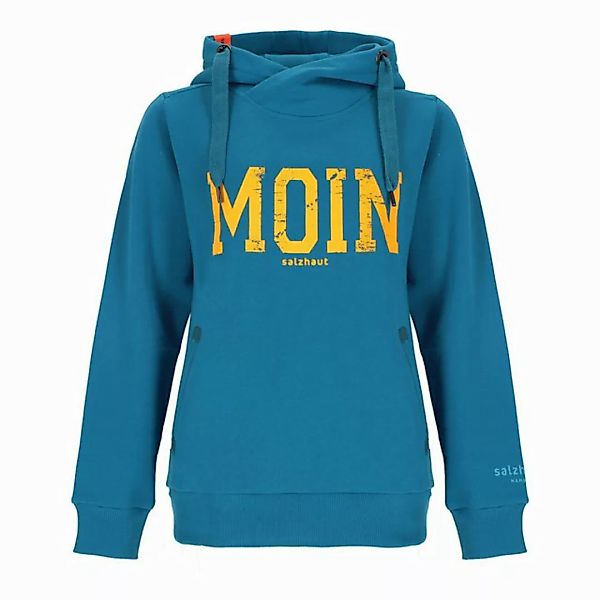 salzhaut Kapuzenpullover Damen Hoodie Sünn mit Moin-Print - Modischer Pullo günstig online kaufen