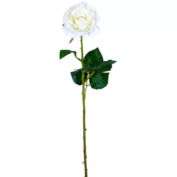 Kunstblume Rose Creme 52 cm günstig online kaufen