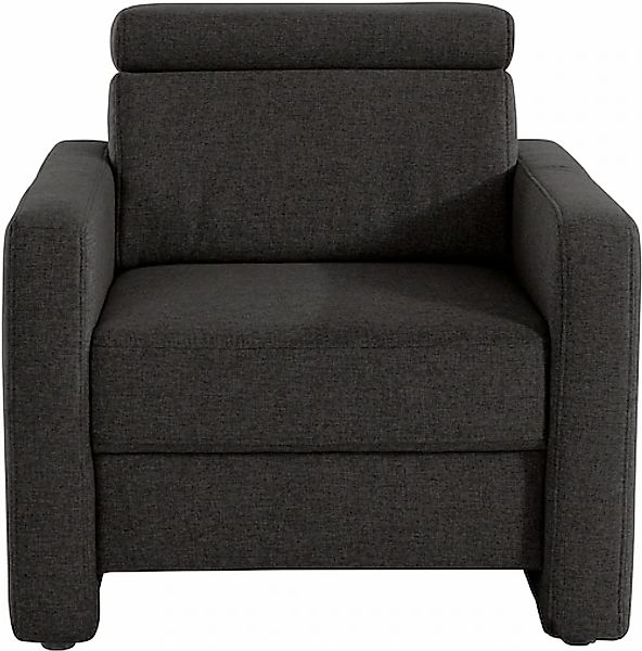 sit&more Sessel »Bologna«, mit Federkern, inklusive Kopfteilverstellung günstig online kaufen