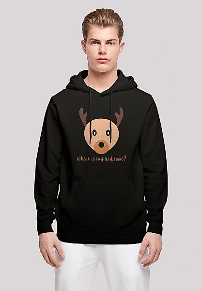 F4NT4STIC Kapuzenpullover "Red Nose Weihnachten" Print günstig online kaufen