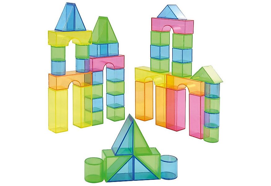 EDUPLAY Lernspielzeug 50 Transparentblocks in Box günstig online kaufen