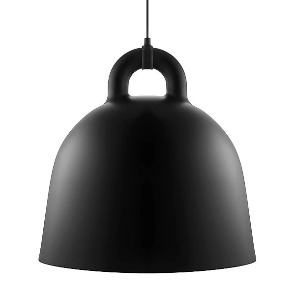 Normann Copenhagen - Bell Pendelleuchte L - schwarz/H 57cm / Ø 55cm/schwarz günstig online kaufen