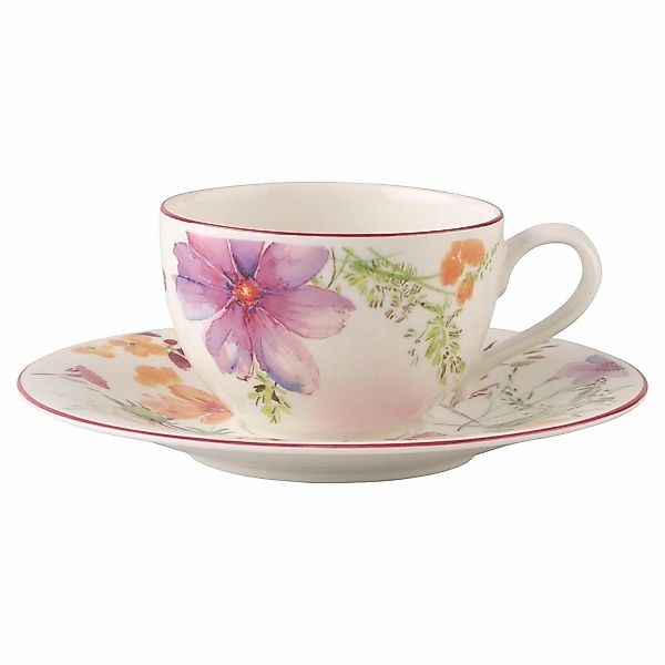 Villeroy & Boch Tasse "Frühstückstasse mit Untertasse Mariefleur Basic 290 günstig online kaufen