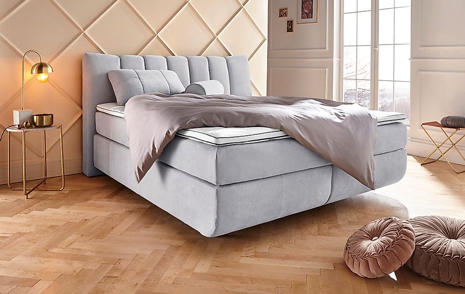 Home affaire Boxspringbett "Océane" Bodenfrei- wirkt freischwebend, verschi günstig online kaufen