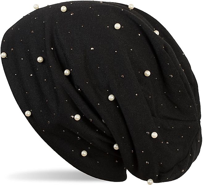 styleBREAKER Beanie Beanie mit Perlen und günstig online kaufen