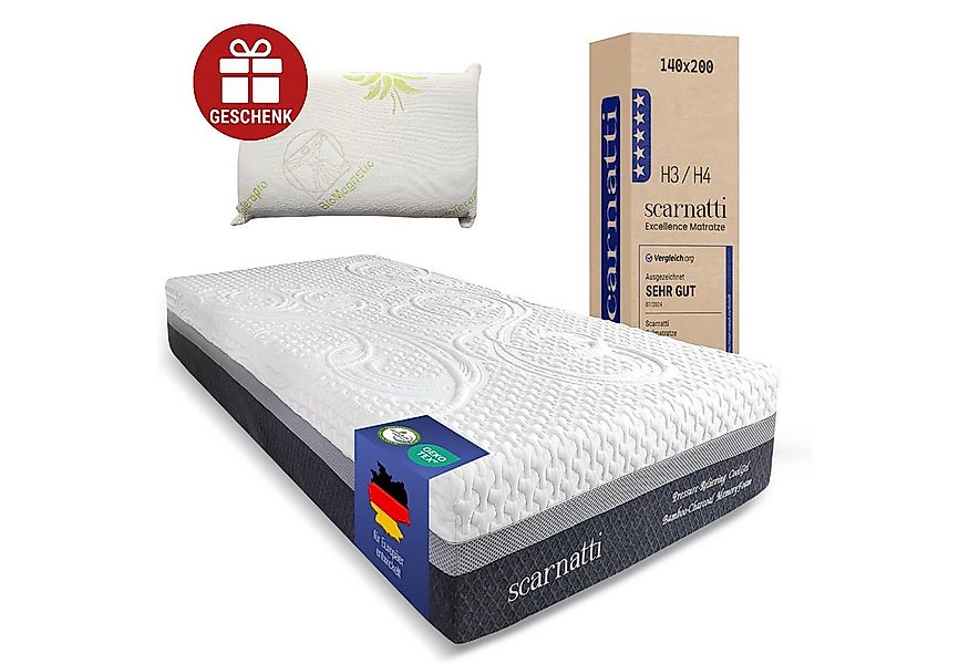 Gelschaummatratze Scarnatti™ Gel Memory Foam Matratze - 7-Zonen Druckentlas günstig online kaufen
