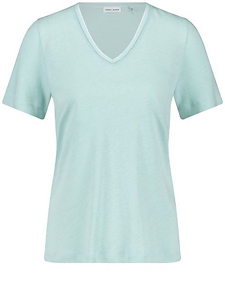 GERRY WEBER Kurzarmshirt T-Shirt aus Viskkose-Leinen-Mischung günstig online kaufen