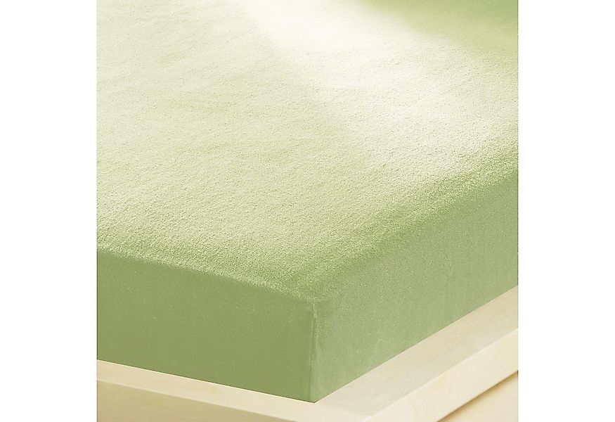 BETTWARENSHOP Spannbettlaken Feinbiber wasserdicht, Biber, Gummizug: Rundum günstig online kaufen