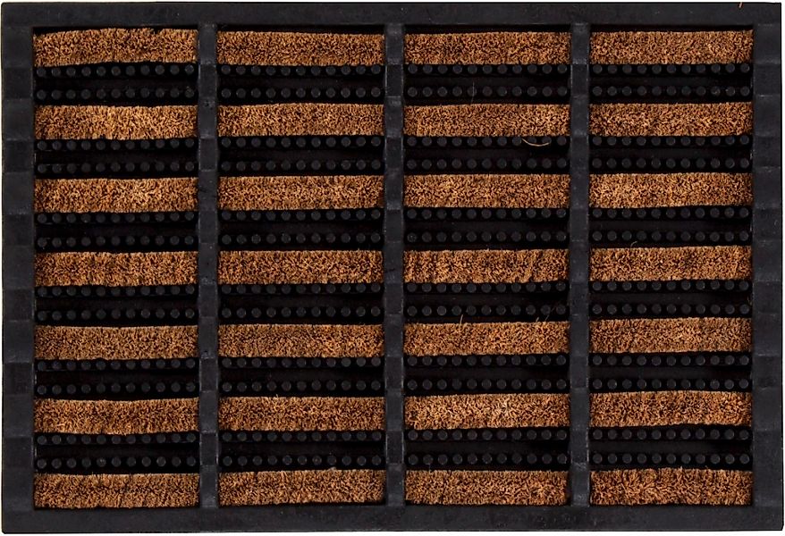 Andiamo Fußmatte "Robusta" rechteckig 30 mm Höhe Schmutzfangmatte, mit Bürs günstig online kaufen
