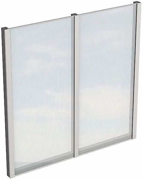 Skanholz Carport-Seitenwand m. Polycarbonat, freistehend günstig online kaufen