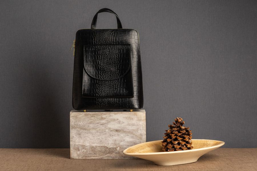 Cluty Cityrucksack, echt Leder, Made in günstig online kaufen