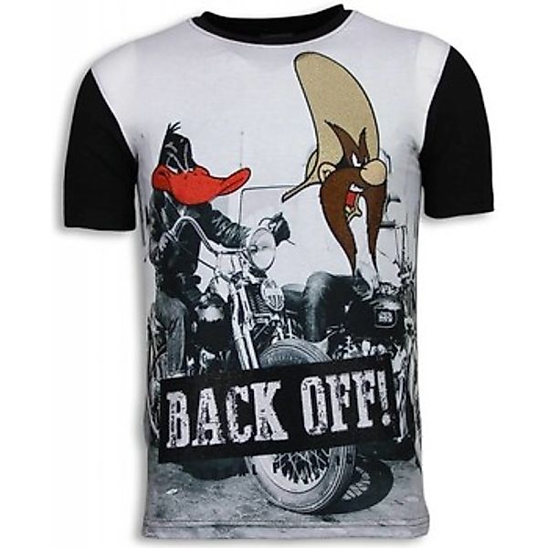 Local Fanatic  T-Shirt Back Off Strass günstig online kaufen