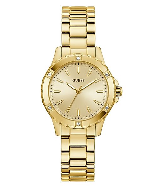Guess Quarzuhr MIST GW0948L2, Armbanduhr, Damenuhr, Edelstahlarmband, Krist günstig online kaufen