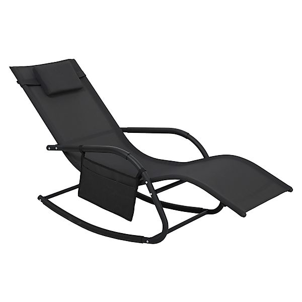 Svita Fjon Deluxe Schaukelliege Gartenliege Liegestuhl Sonnenliege Seitenta günstig online kaufen