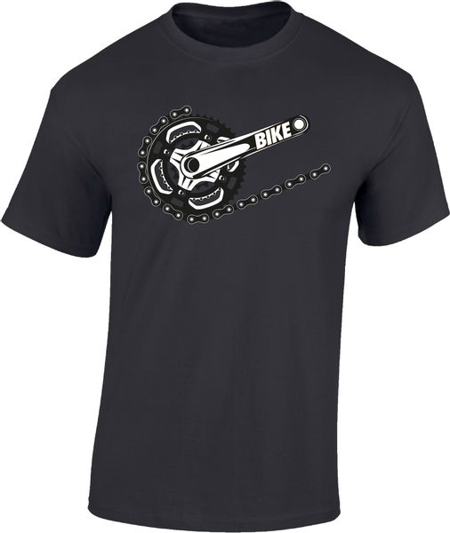 Baddery Print-Shirt Fahrrad T-Shirt: "Bike" - günstig online kaufen