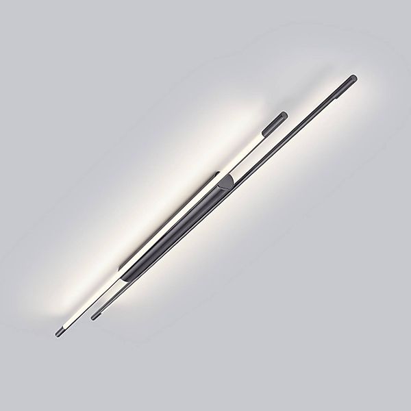 Helestra LED-Deckenlampe LEDA, titangrau, 150 cm, dimmbar günstig online kaufen