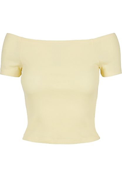 URBAN CLASSICS T-Shirt "Urban Classics Damen Ladies Off Shoulder Rib Tee", günstig online kaufen
