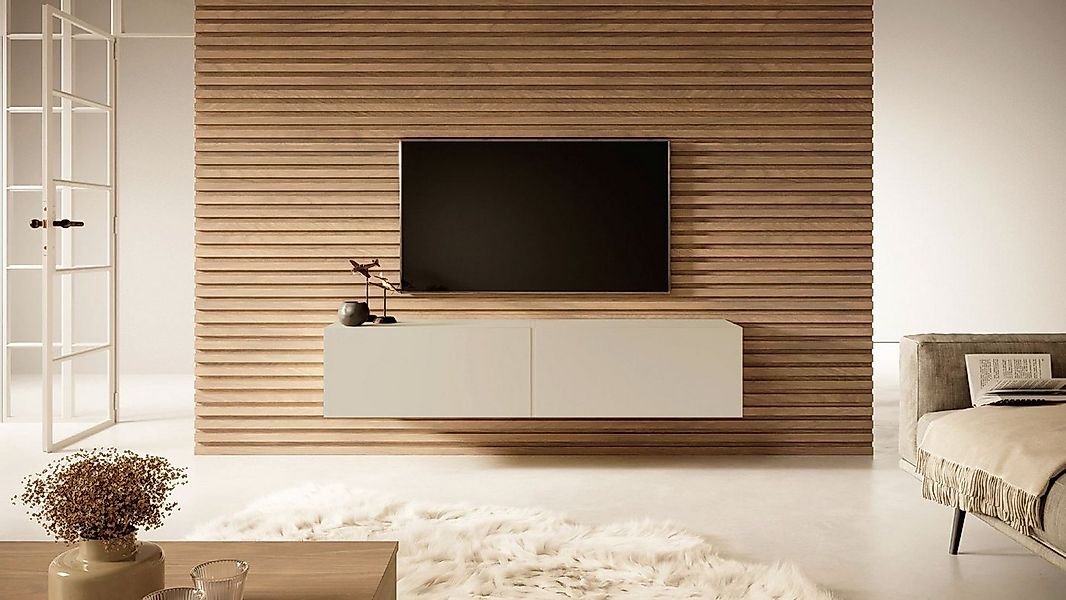 Selsey TV-Schrank BISIRA Hängend mit 2 grifflosen Türen, 140 cm günstig online kaufen