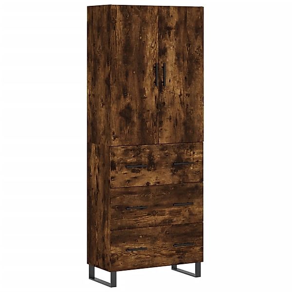 vidaXL Highboard Räuchereiche 69,5x34x180 cm Holzwerkstoff 3195872 günstig online kaufen
