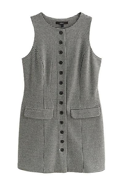 Next Jerseykleid Ärmelloses, geknöpftes Schürzenkleid (1-tlg) günstig online kaufen