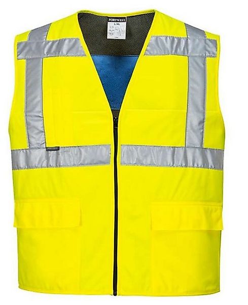 Portwest Warnweste PORTWEST Warnschutz Kühlweste gelb Gr. XXL/3XL Arbeitswe günstig online kaufen