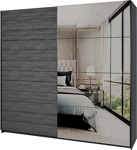 Home affaire Schwebetürenschrank "Galaxy Kleiderschrank, Wäscheschrank 200, günstig online kaufen