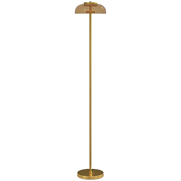 HOMCOM LED Stehlampe Wohnzimmer, Stehleuchte mit 3000 K warmem Licht Standl günstig online kaufen