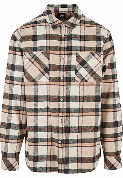 URBAN CLASSICS Langarmhemd "Urban Classics Herren Checked Mountain Shirt" 1 günstig online kaufen