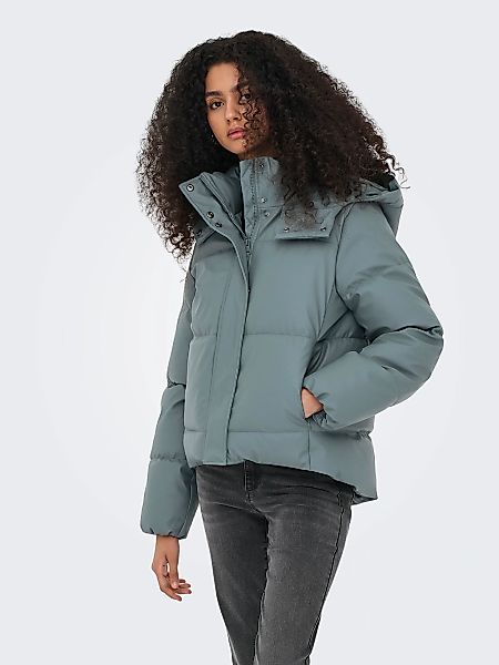 ONLY Steppjacke "ONLAGNES COATED PUFFER JACKET OTW" mit Kapuze günstig online kaufen