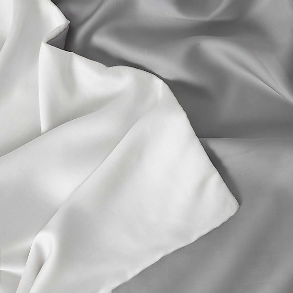 twenty:three® Bettwäsche Lyocell Bettwäsche Gray-White, Lyocell, günstig online kaufen