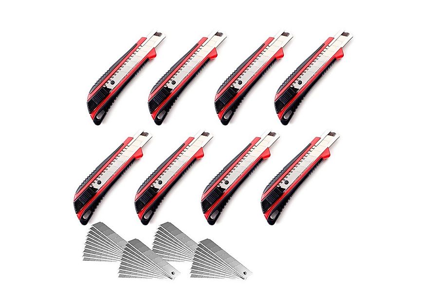 CCLIFE Montagewerkzeug Cuttermesser Kartonmesser mit Ersatzklingen, (8-tlg) günstig online kaufen