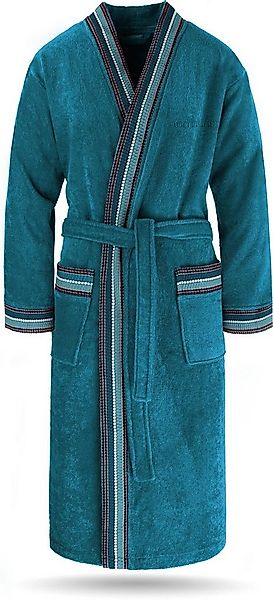 normani Bademantel Bademantel Lean, Bio-Baumwolle, Schalkragen, Bindegürtel günstig online kaufen