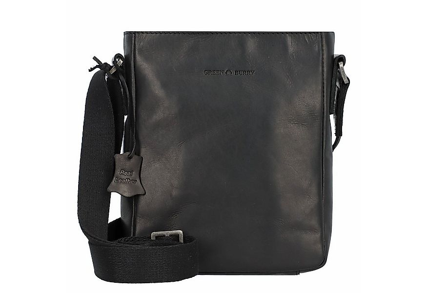 Greenburry Umhängetasche Pure Black, Leder günstig online kaufen