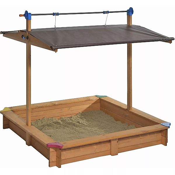 Gaspo Sandkasten mit Dachlift Mickey II 140 cm x 140 cm günstig online kaufen