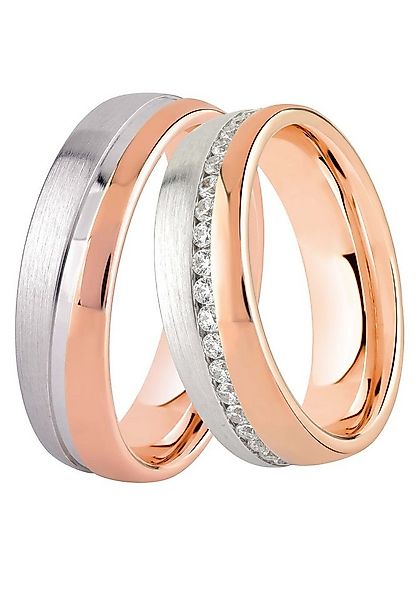 DOOSTI Trauring Schmuck Geschenk Silber 925 Trauring Ehering Partnerring LI günstig online kaufen