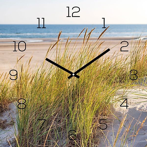 Levandeo® Wanduhr (Wanduhr Alu-Dibond 30x30cm Uhr günstig online kaufen
