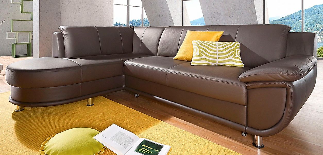 TRENDMANUFAKTUR Ecksofa "Rondo, zeitlos und elegant, OTTOs Choice, bequem, günstig online kaufen