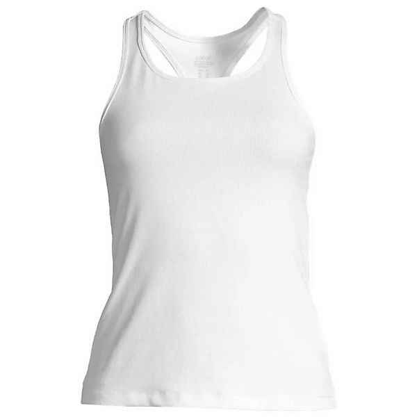 Casall Classic Rib Ärmelloses T-shirt 38 White günstig online kaufen