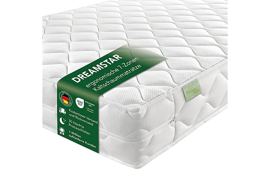 Kaltschaummatratze Ergo Flex, zwei unterschiedlich feste Liegeseiten (H2/H3 günstig online kaufen