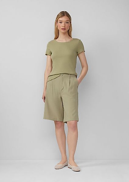 QS Shorts Bermuda aus Viskosemix günstig online kaufen