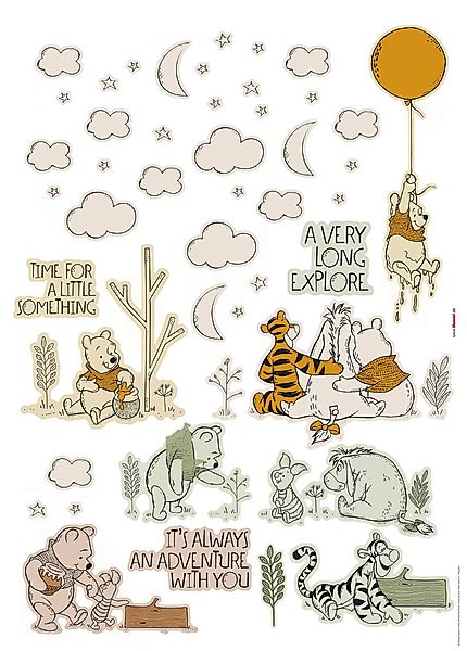 Komar Wandtattoo Winnie the Pooh Woodland günstig online kaufen