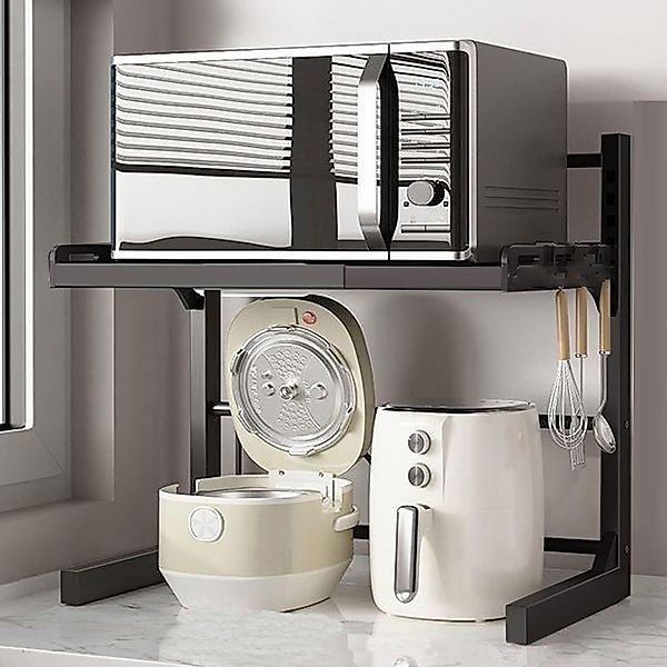 OKWISH Küchenregal Verstellbares Mikrowellenregal 2 Stufig, günstig online kaufen