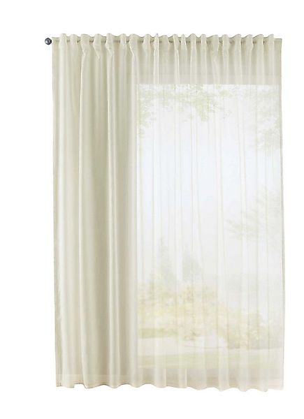 Gardinenbox Gardine (1 St), verdeckte Schlaufen, transparent, Batist, Store günstig online kaufen