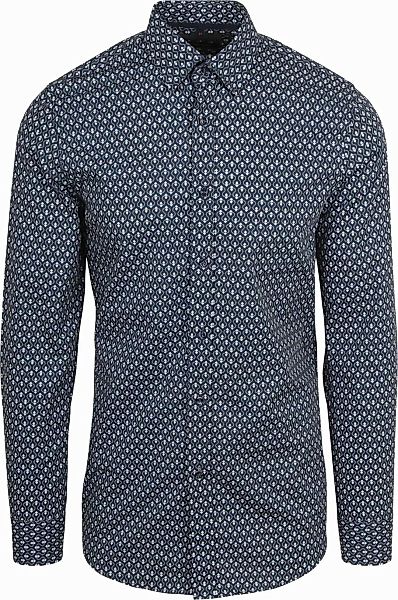 Suitable Hemd Druck Navy - Größe L günstig online kaufen