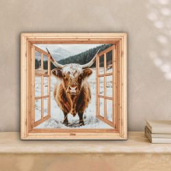 OneMillionCanvasses® Leinwandbild Schottische Highlander - Landschaft günstig online kaufen
