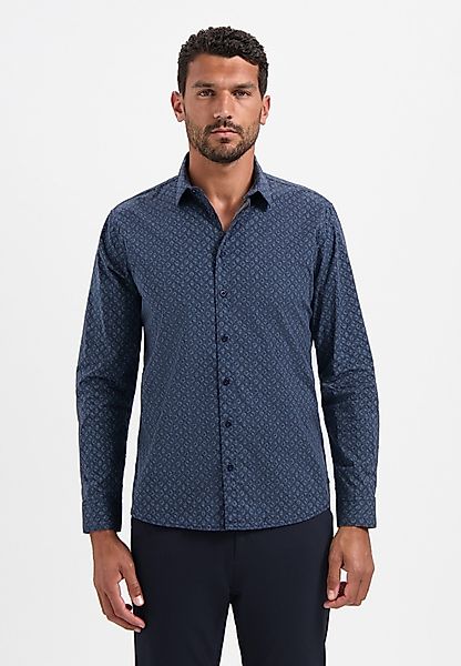 NO EXCESS Langarmhemd No Excess Stretchhemd günstig online kaufen